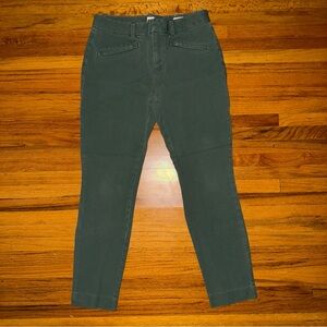 GAP Green Skinny Ankle Pants